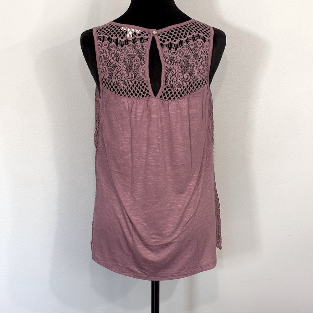 Maurice’s | Purple Pink Lace Women’s Tank Top Sleeveless Blouse Size S - Picture 2 of 15